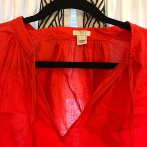 J. Crew red tunic top